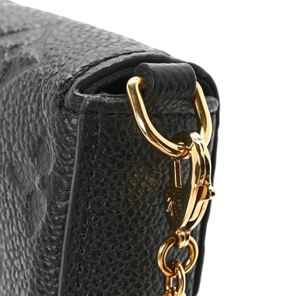 Louis Vuitton Empreinte Pochette Felicie Chain Wallet Black 11 of 15
