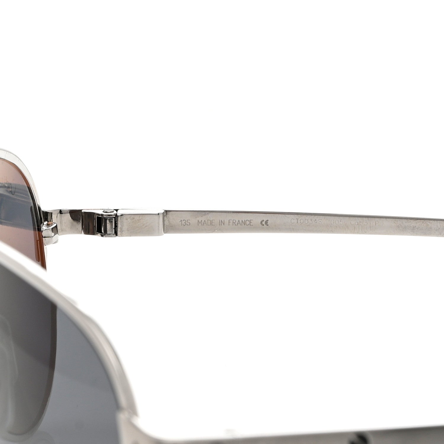 Cartier Santos de Cartier Sunglasses CT0034S Black 6 of 8