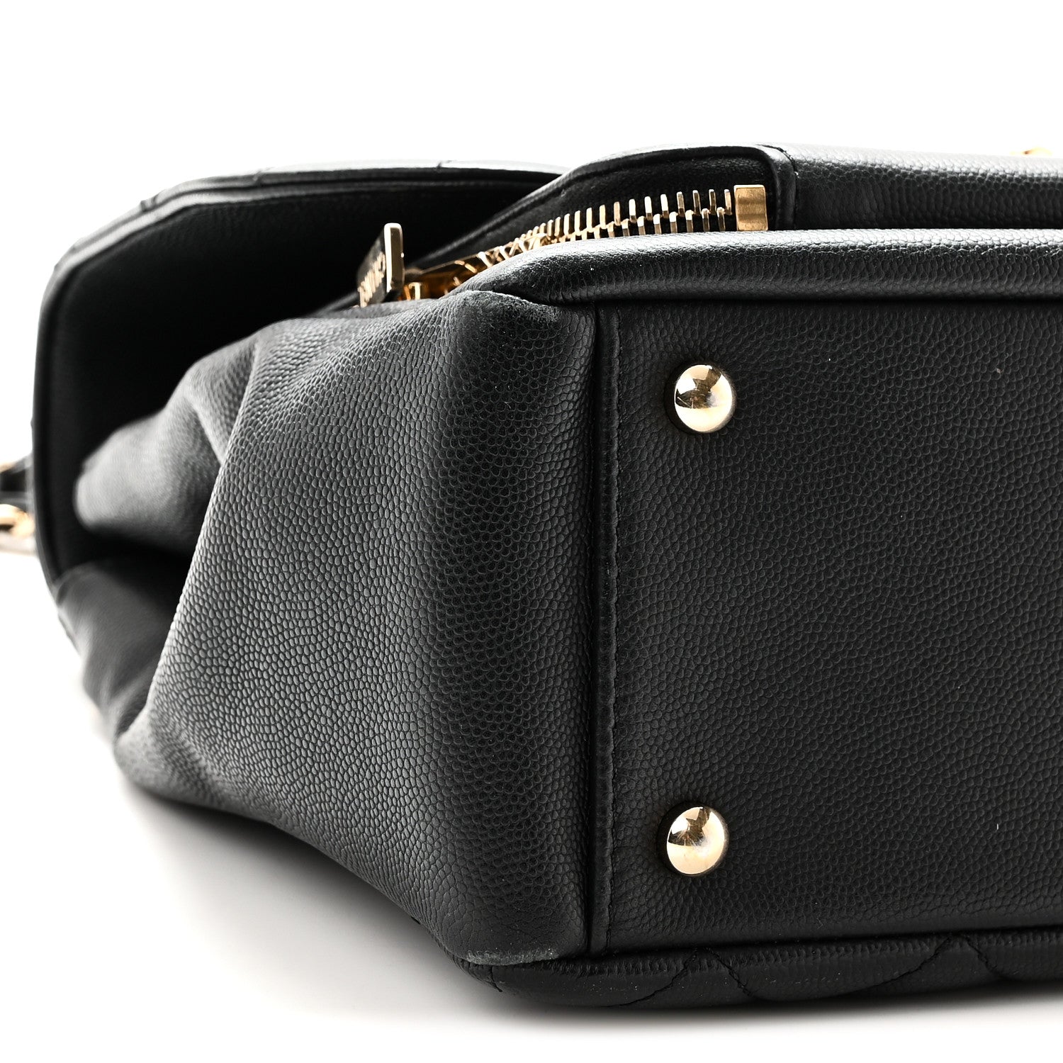 Chanel Caviar Quilted Large Business Affinity Flap Black Black 9 of 10