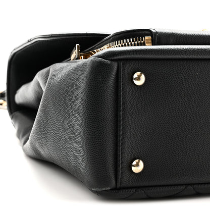 Chanel Caviar Quilted Large Business Affinity Flap Black Black 9 of 10
