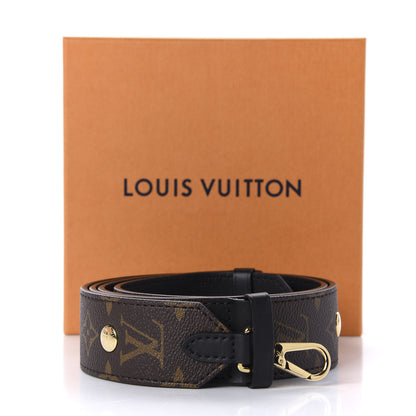 Louis Vuitton Monogram Bandouliere Shoulder Strap Black 5 of 5