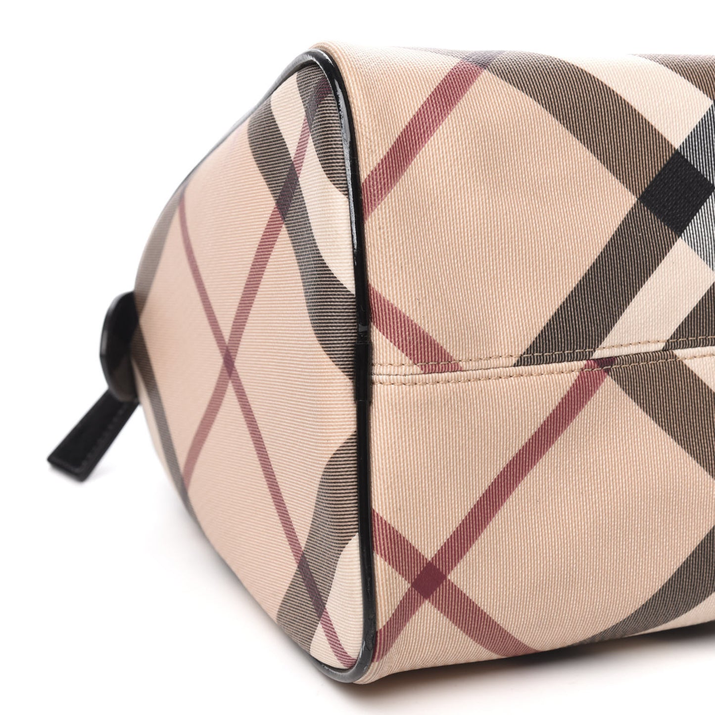 Nova Check Small Chester Bowling Bag Black