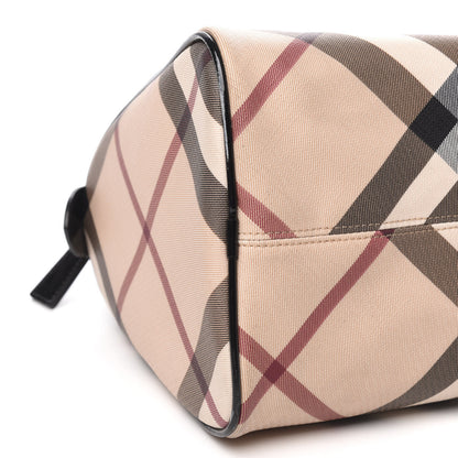 Burberry Nova Check Small Chester Bowling Bag Black 6 of 11