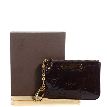 Louis Vuitton Vernis Key Pouch Amarante 8 of 8