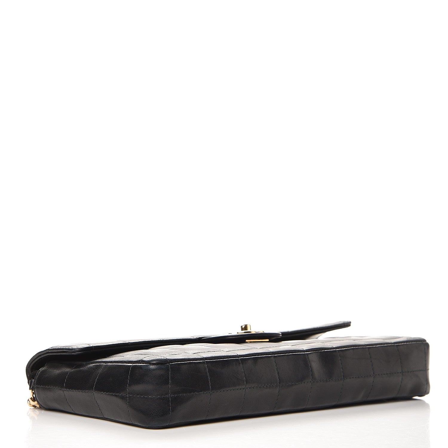 Chanel Lambskin East West Chocolate Bar Flap Black 4 of 13