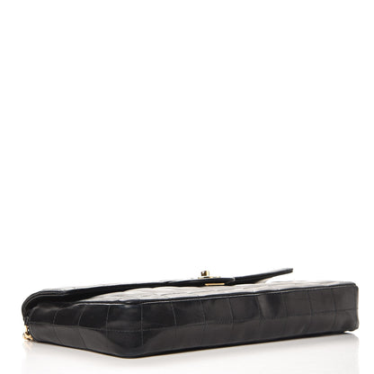 Chanel Lambskin East West Chocolate Bar Flap Black 4 of 13