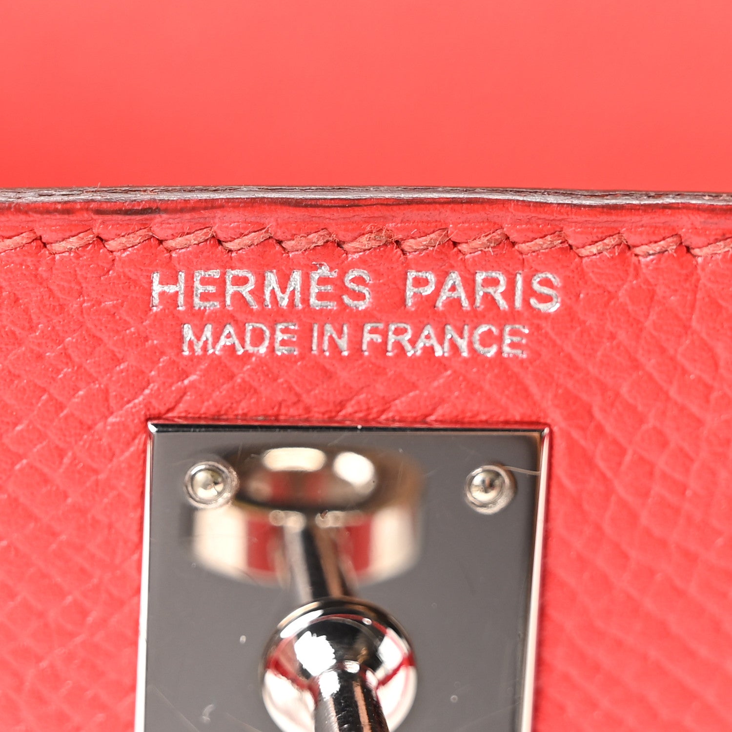 Hermes Epsom Mini Kelly Sellier 20 Rouge Tomate 6 of 10