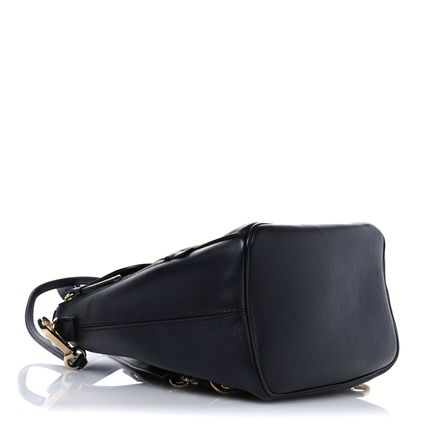 Calfskin Quilted Medium Faye Backpack Full Blue