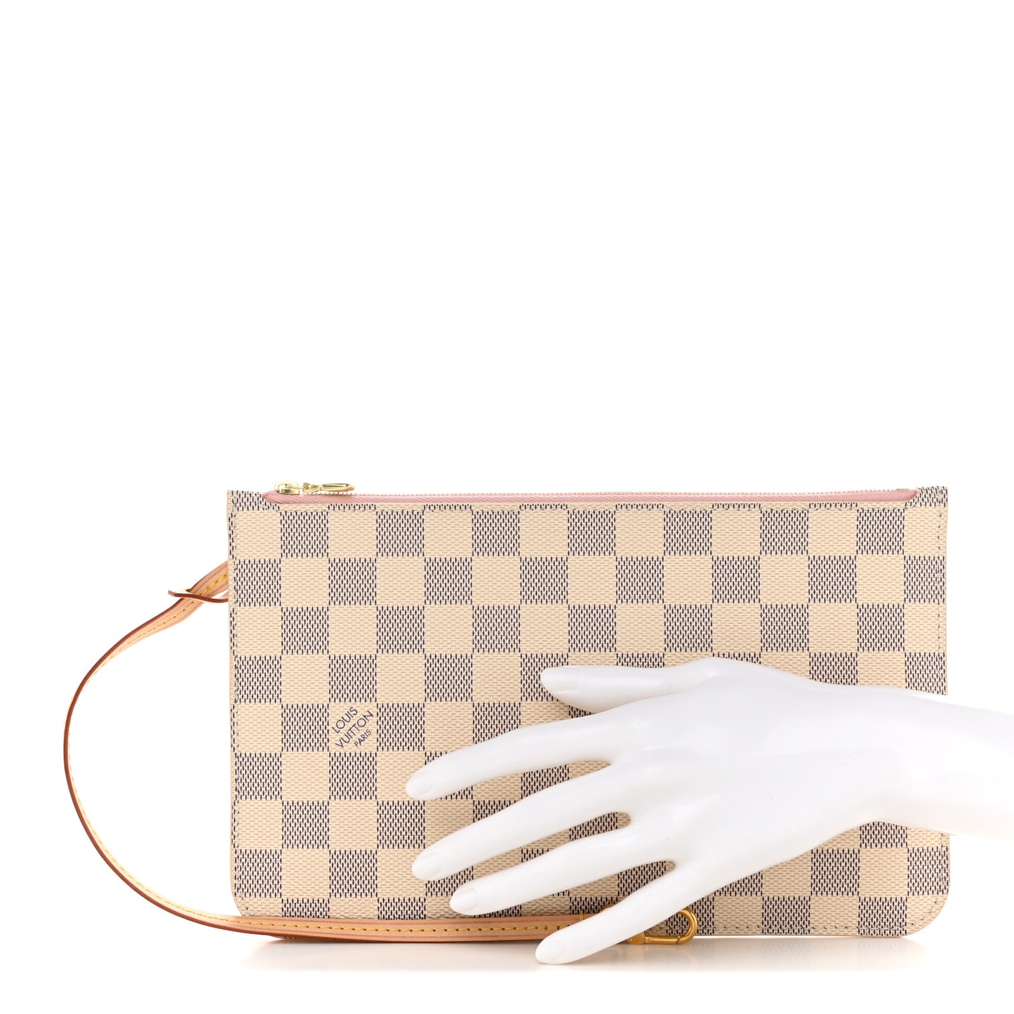 Damier Azur Neverfull MM GM Pochette Rose Ballerine