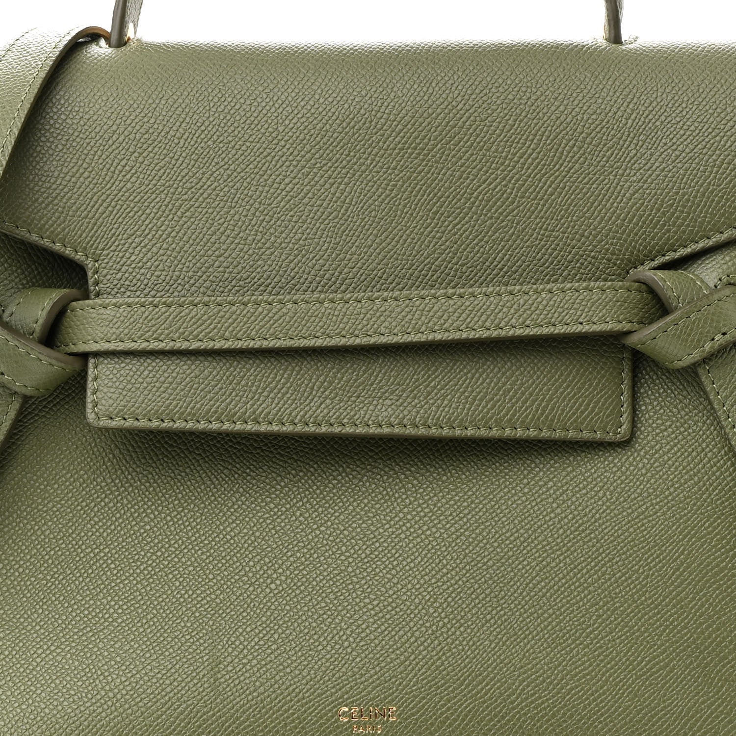 Celine Grained Calfskin Micro Belt Bag Light Khaki 9 of 15
