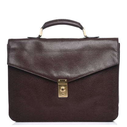 Chanel Caviar Briefcase Bag Brown 1 of 11