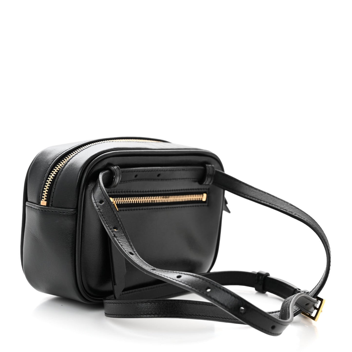Calfskin Canvas Monogram Lou Belt Bag Black