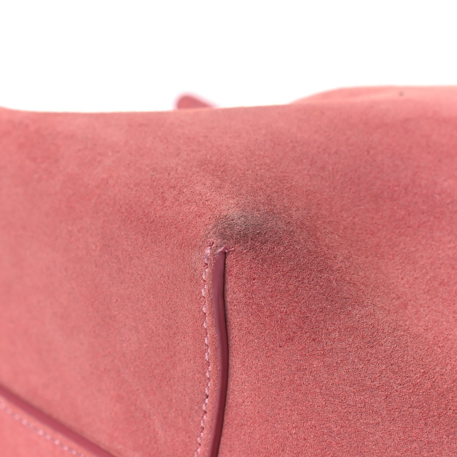 Mansur Gavriel Suede Mini Mini Bucket Bag Blush 9 of 12