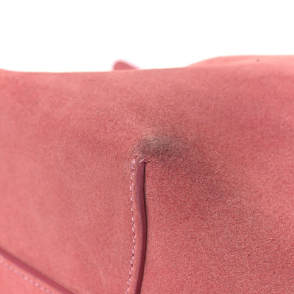 Mansur Gavriel Suede Mini Mini Bucket Bag Blush 9 of 12