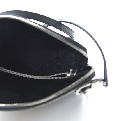 Gucci X SEGA Calfskin GUCCY Stars Mini Dome Shoulder Bag Black Gold 5 of 10