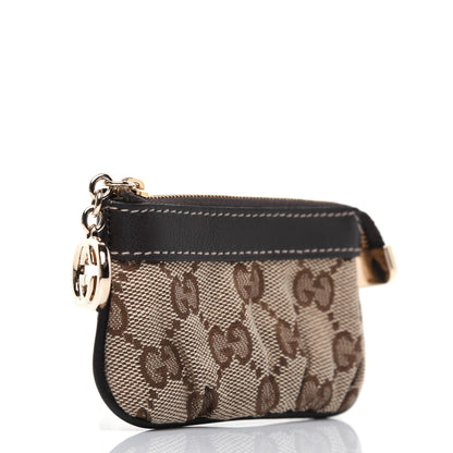 Gucci Monogram Interlocking G Small Coin Purse Dark Brown 3 of 12