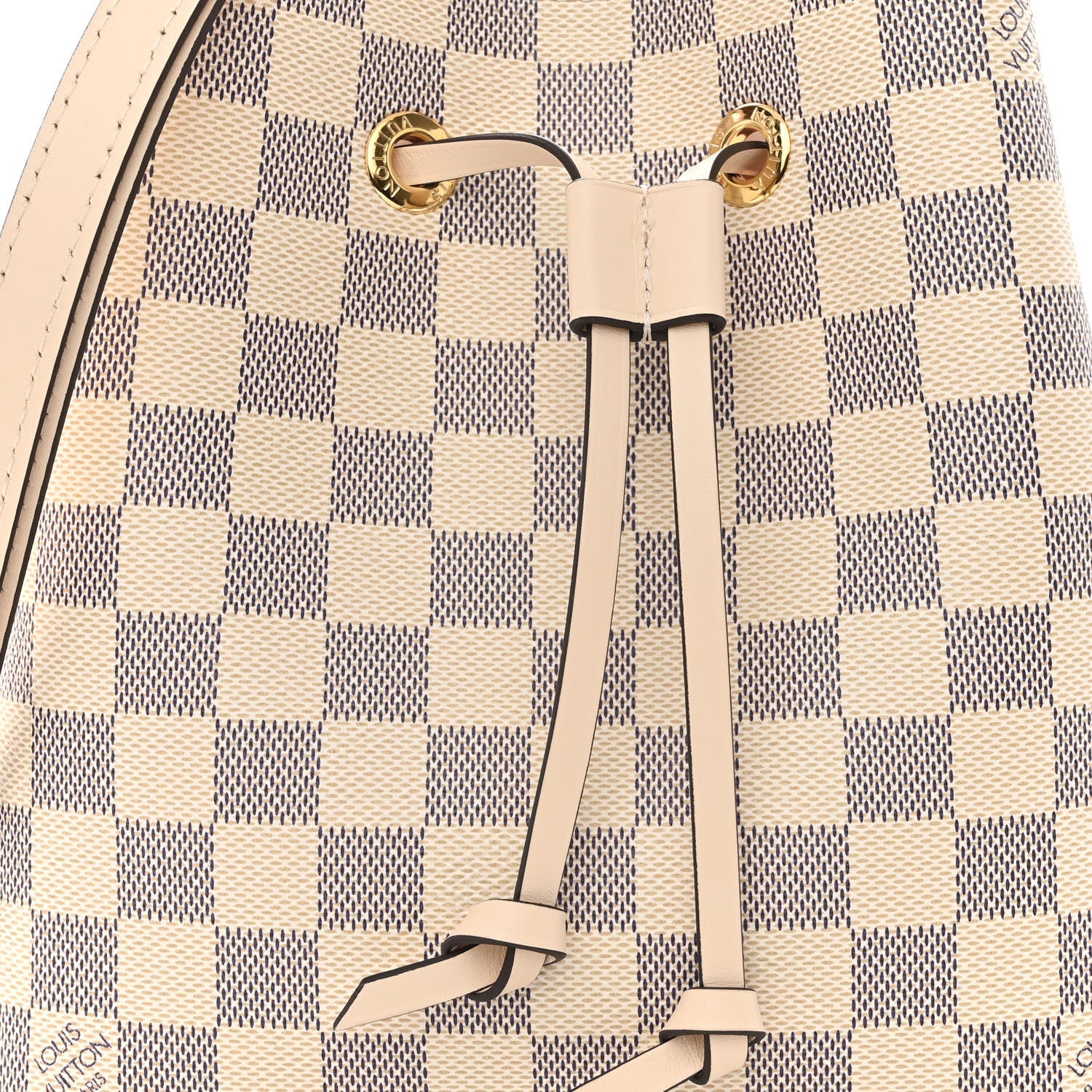 Louis Vuitton Damier Azur Braided Neonoe BB Pink 8 of 10