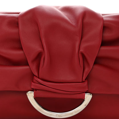 Christian Dior Lambskin Small Demi Lune Flap Red 8 of 10