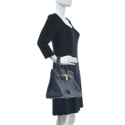 Hermes Togo Birkin 30 Bleu Nuit 2 of 33