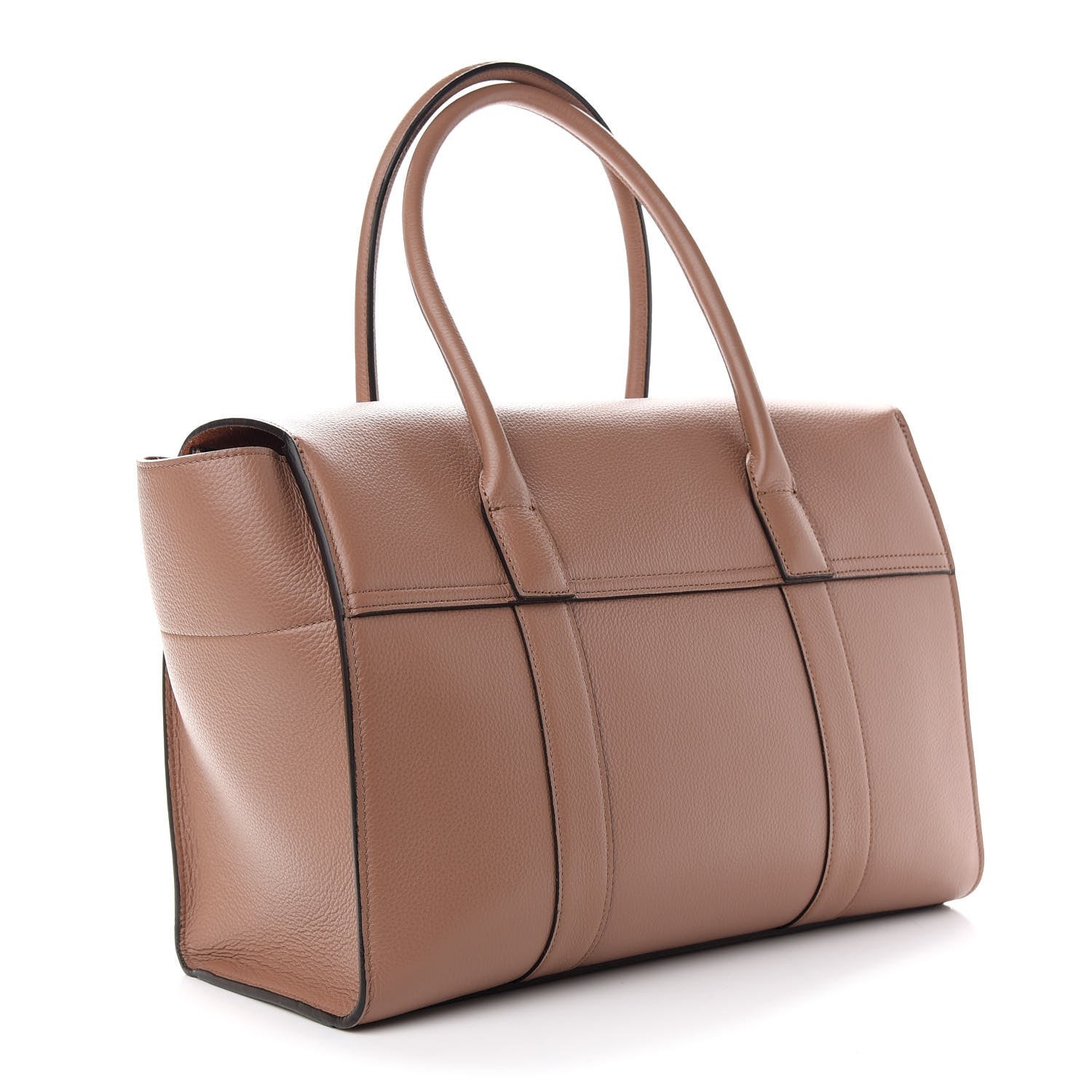 Mulberry Natural Grain Calfskin New Bayswater Dark Blush 3 of 9