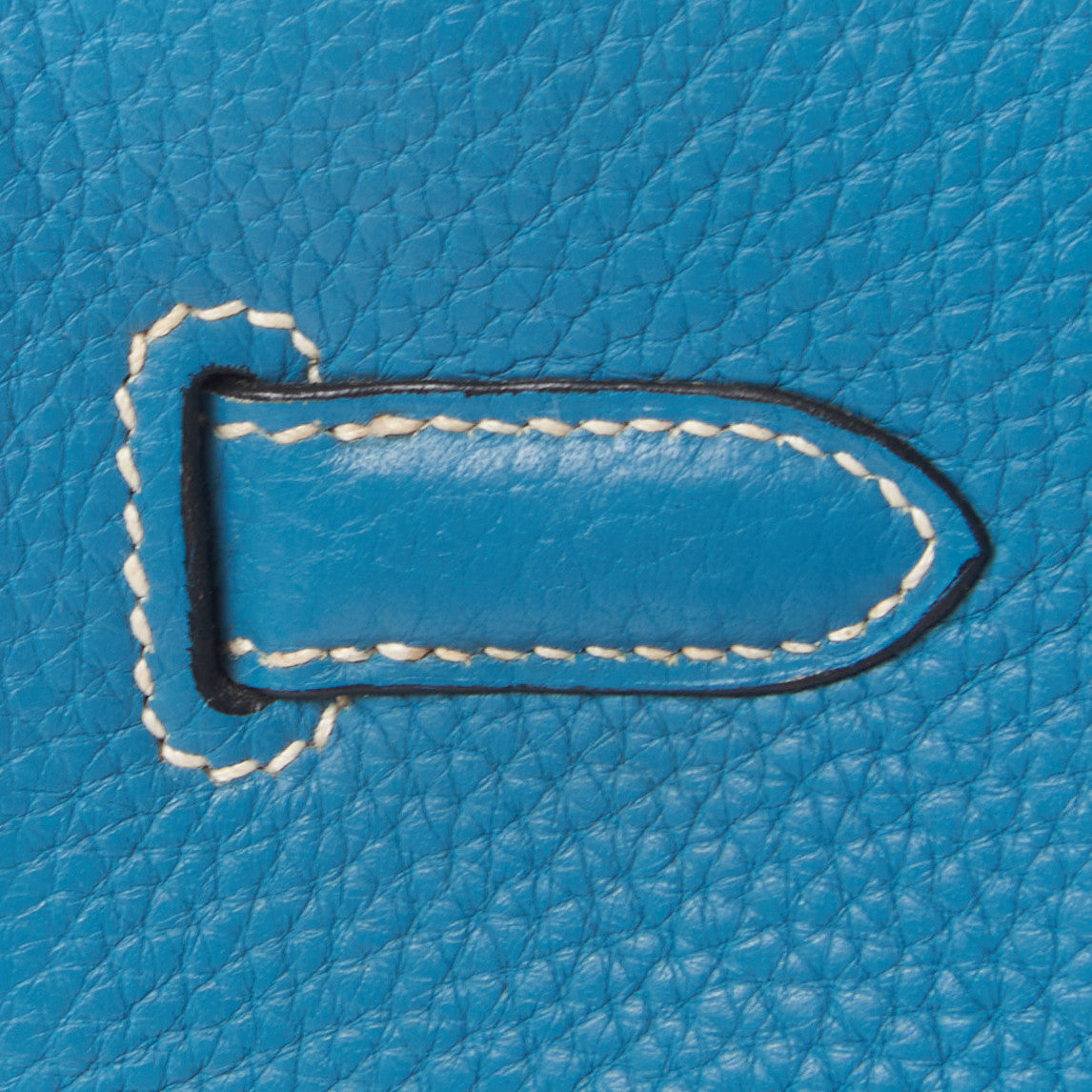 Togo Birkin 35 Blue Jean