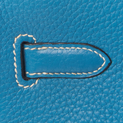 Hermes Togo Birkin 35 Blue Jean 13 of 31