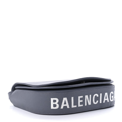 Balenciaga Grained Calfskin Logo S Ville Day Bag Gris Perle Fonce White 4 of 14