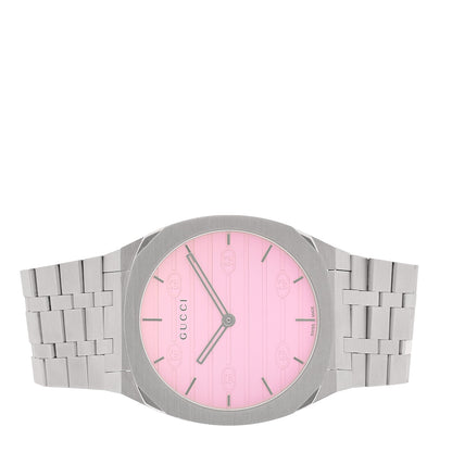 Gucci Stainless Steel 38mm 25H Quartz Watch Pink 2 of 4