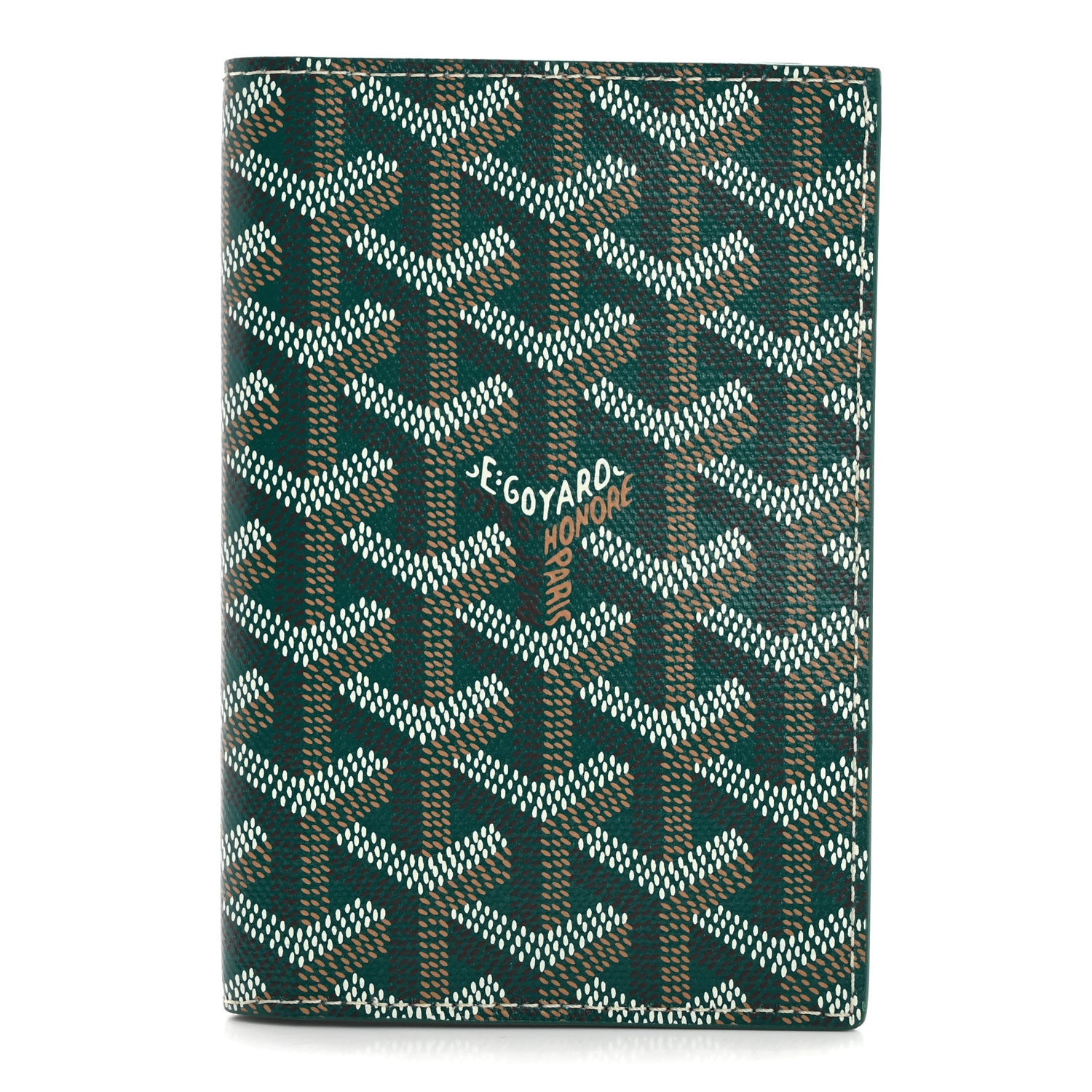 Goyard Goyardine Passport Wallet Green 1 of 11