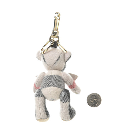 Burberry Cashmere House Check Thomas Bear Bag Charm Stone 2 of 4