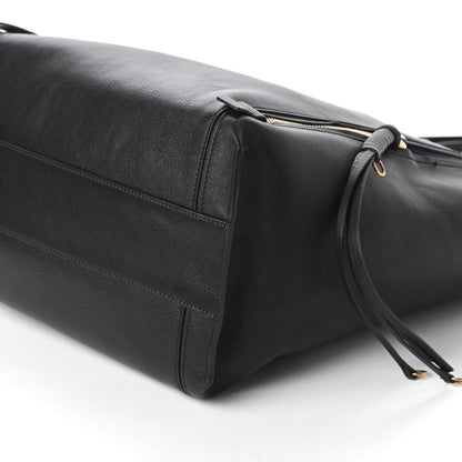 Chloe Smooth Calfskin Medium Milo Shopping Tote Black 7 of 11