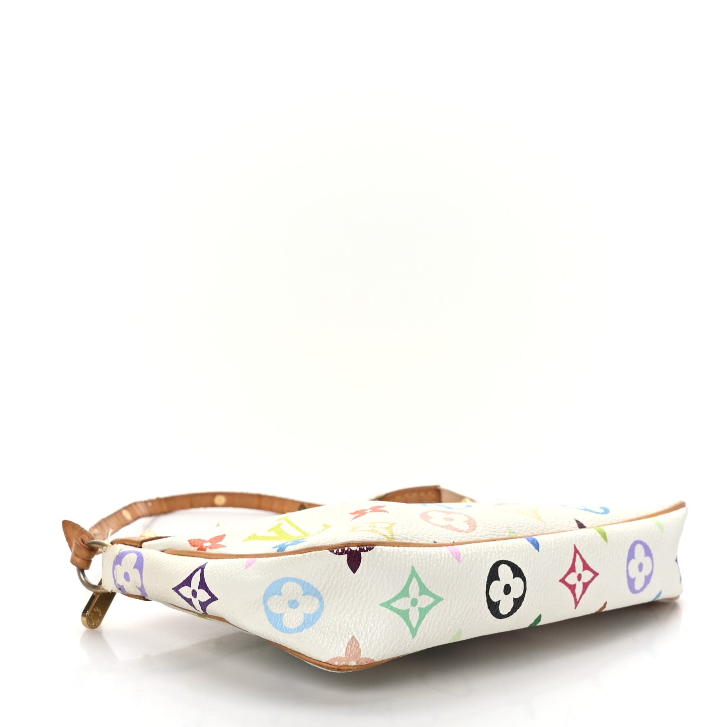 Monogram Multicolor Pochette Accessories White