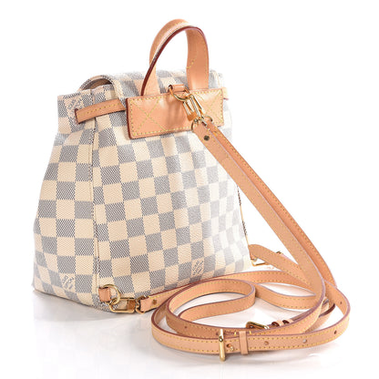 Louis Vuitton Damier Azur Sperone BB Backpack 2 of 12