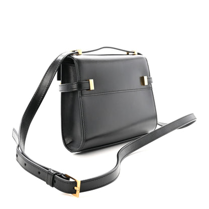 Saint Laurent Smooth Calfskin Mini Manhattan Shoulder Bag Black 2 of 8