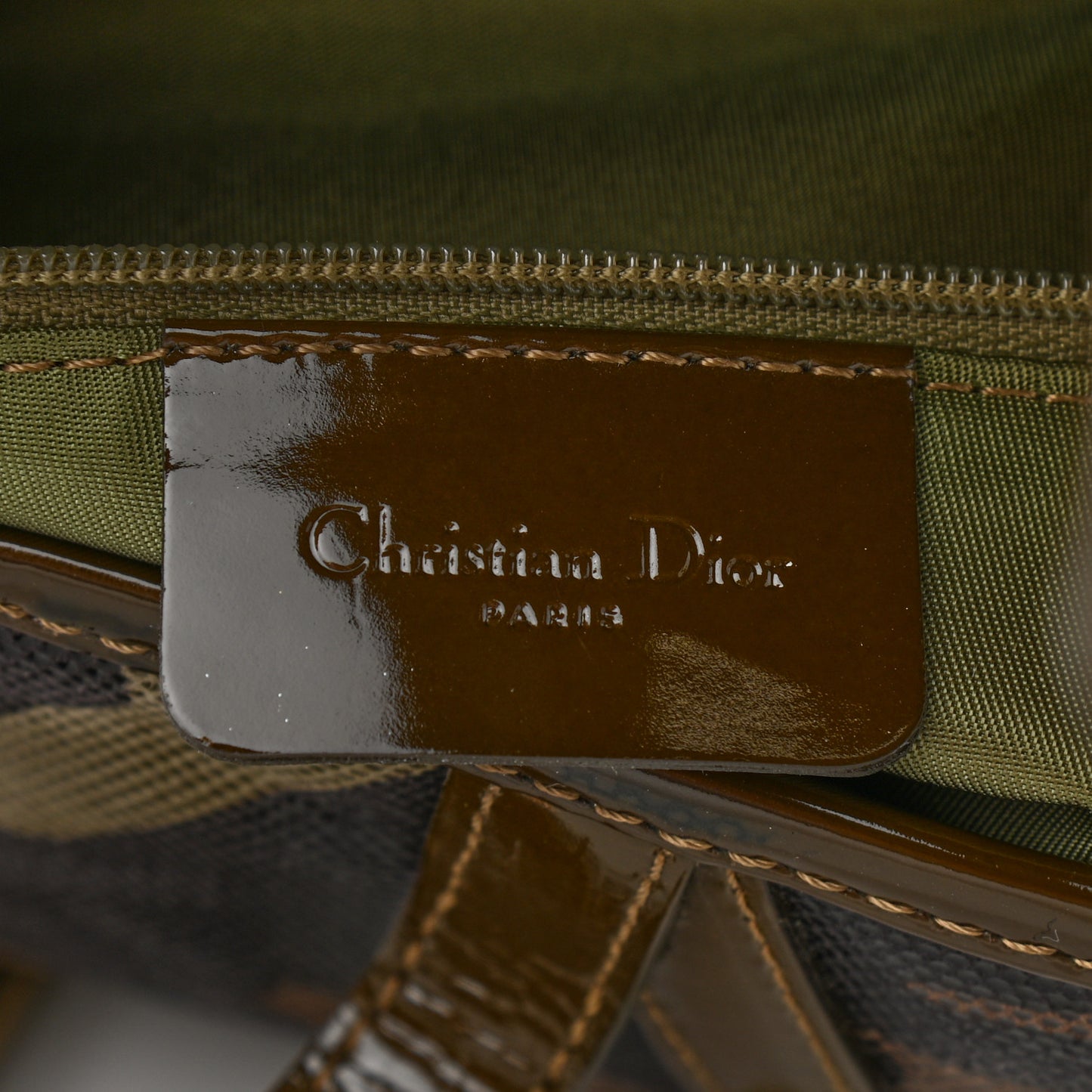 Pixelated Calfskin Camouflage Saddle Bag