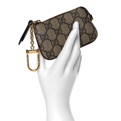 Gucci GG Supreme Monogram Key Case Brown 2 of 7