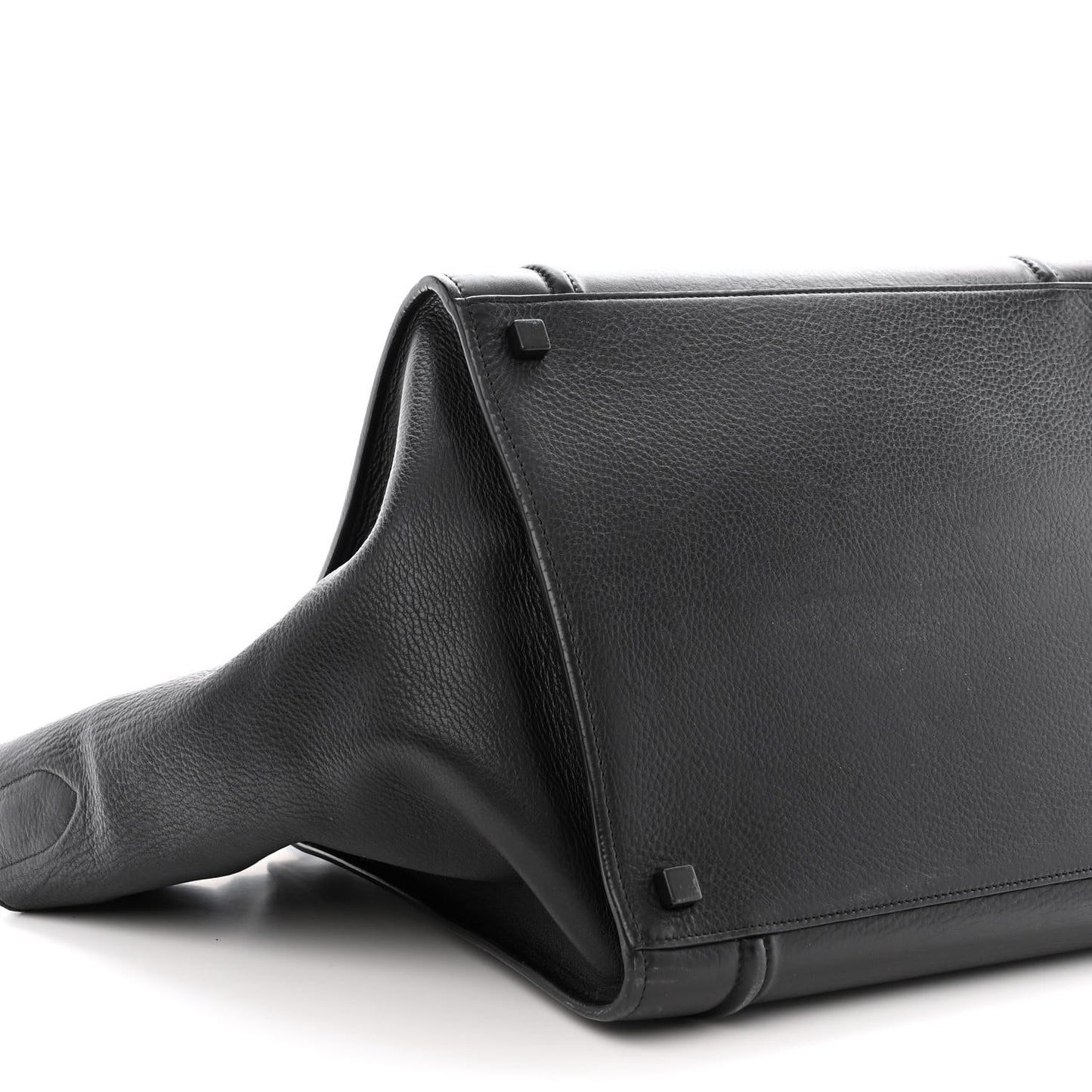 Supple Calfskin Medium Phantom Luggage Black