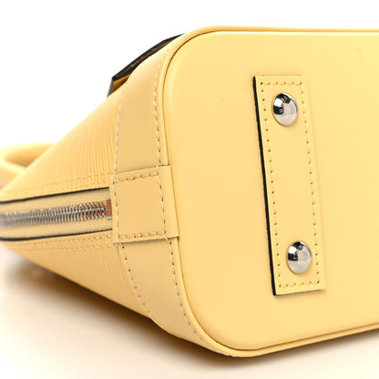 Louis Vuitton Epi Jacquard Alma BB Jaune Plume 6 of 8