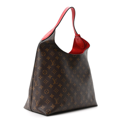 Louis Vuitton Monogram Flower Hobo Coquelicot 3 of 9