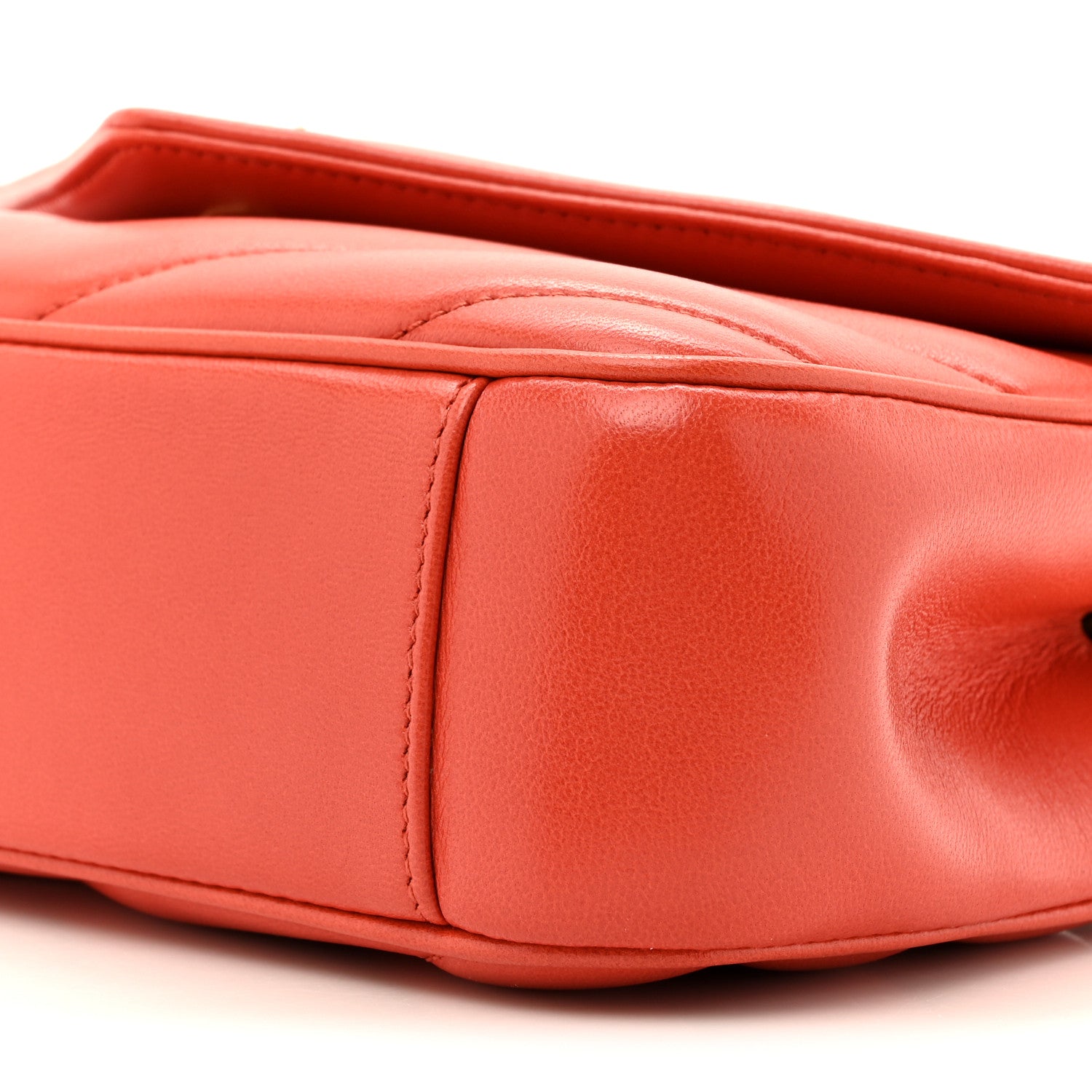 Saint Laurent Lambskin Chevron Quilted Small Loulou Bag Celosia 10 of 12