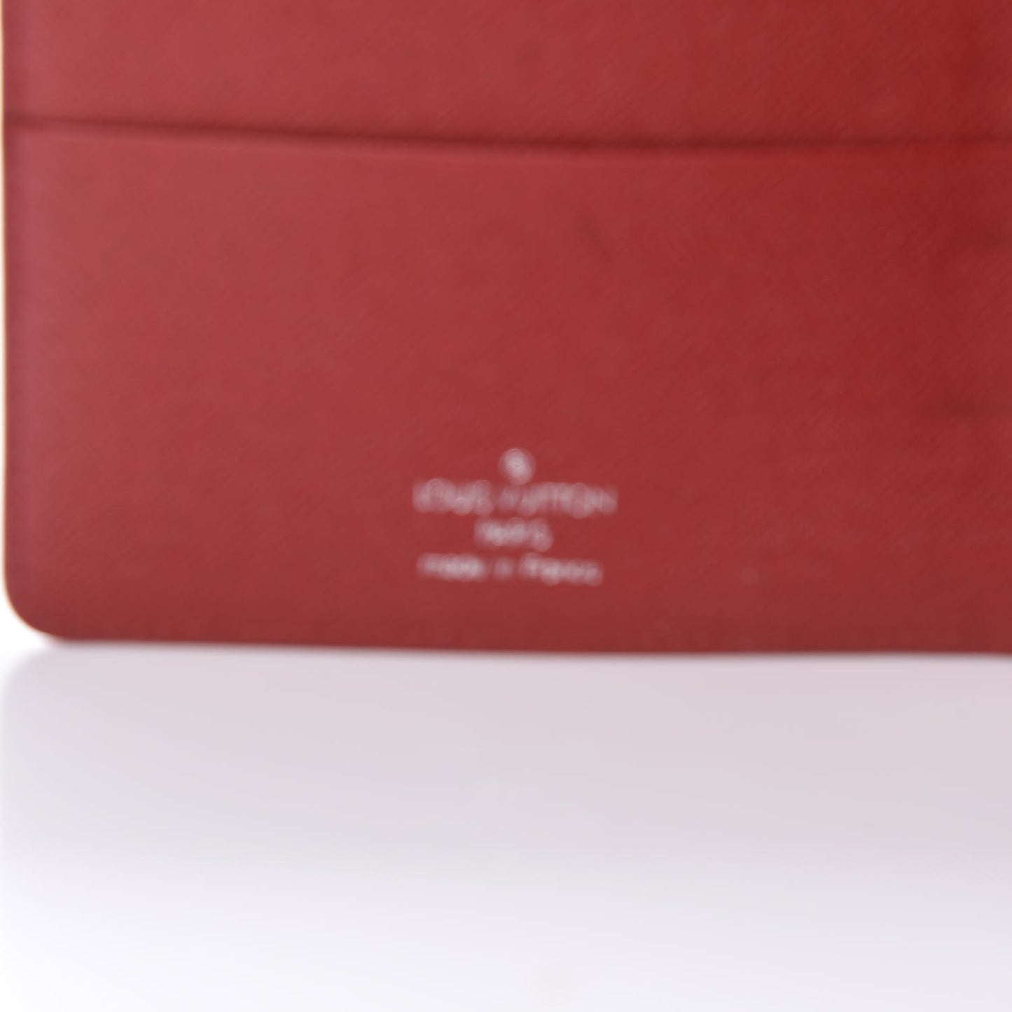 Epi Medium Ring Agenda Cover Rouge