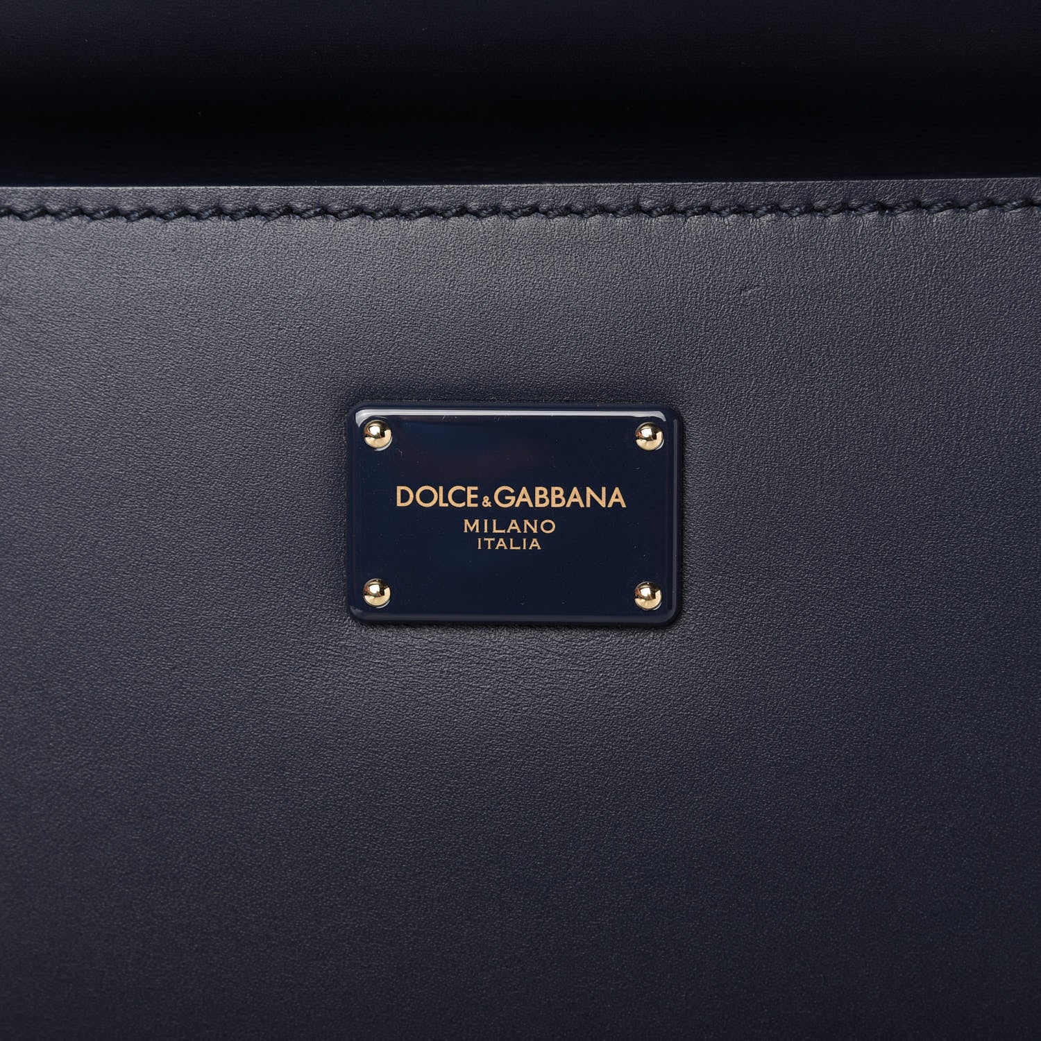 Dolce & Gabbana Calfskin Large Sicily 62 Blue 8 of 12