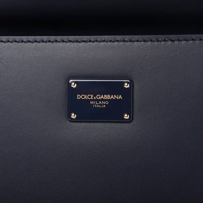 Dolce & Gabbana Calfskin Large Sicily 62 Blue 8 of 12