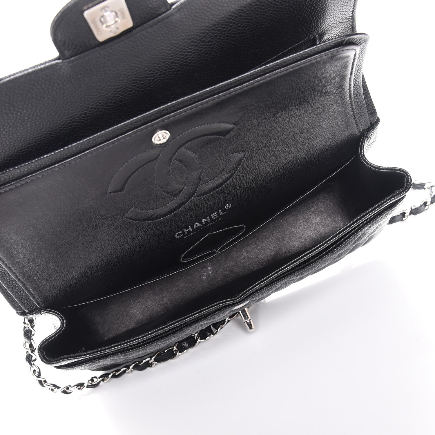 Chanel Caviar Quilted Medium Double Flap Black 5 of 9