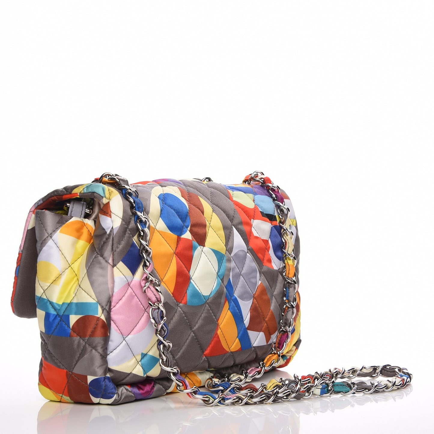 Nylon Printed Medium Coco Color Flap Multicolor