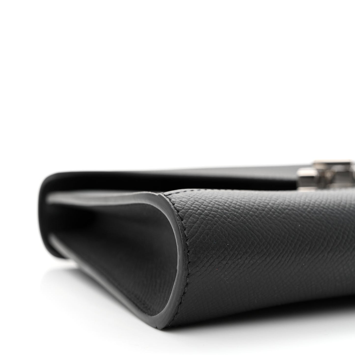 Carat Calfskin Gabrielle Clutch Black