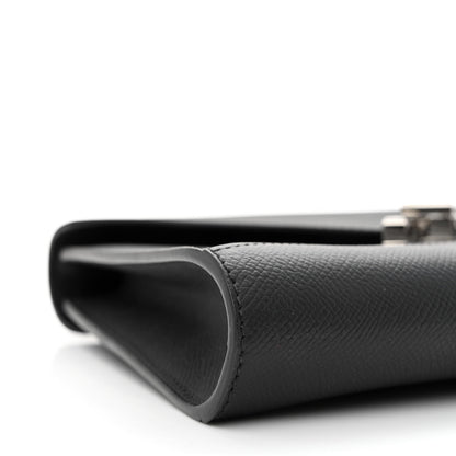 Moynat Carat Calfskin Gabrielle Clutch Black 9 of 10