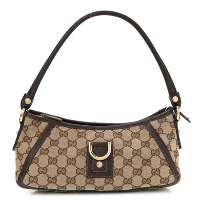 Gucci Monogram D Ring Abbey Pochette Ebony 1 of 12