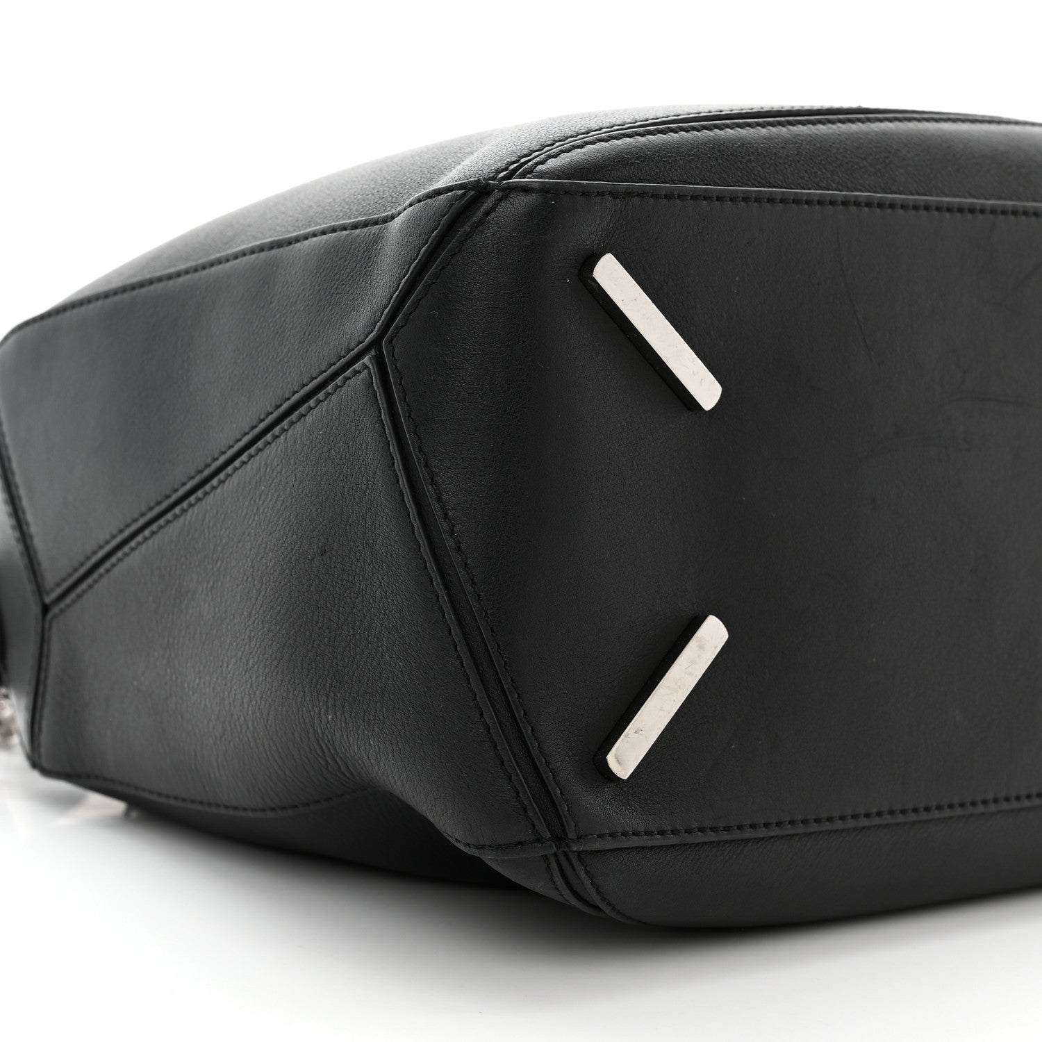 Loewe Calfskin Medium Puzzle Bag Black 11 of 12