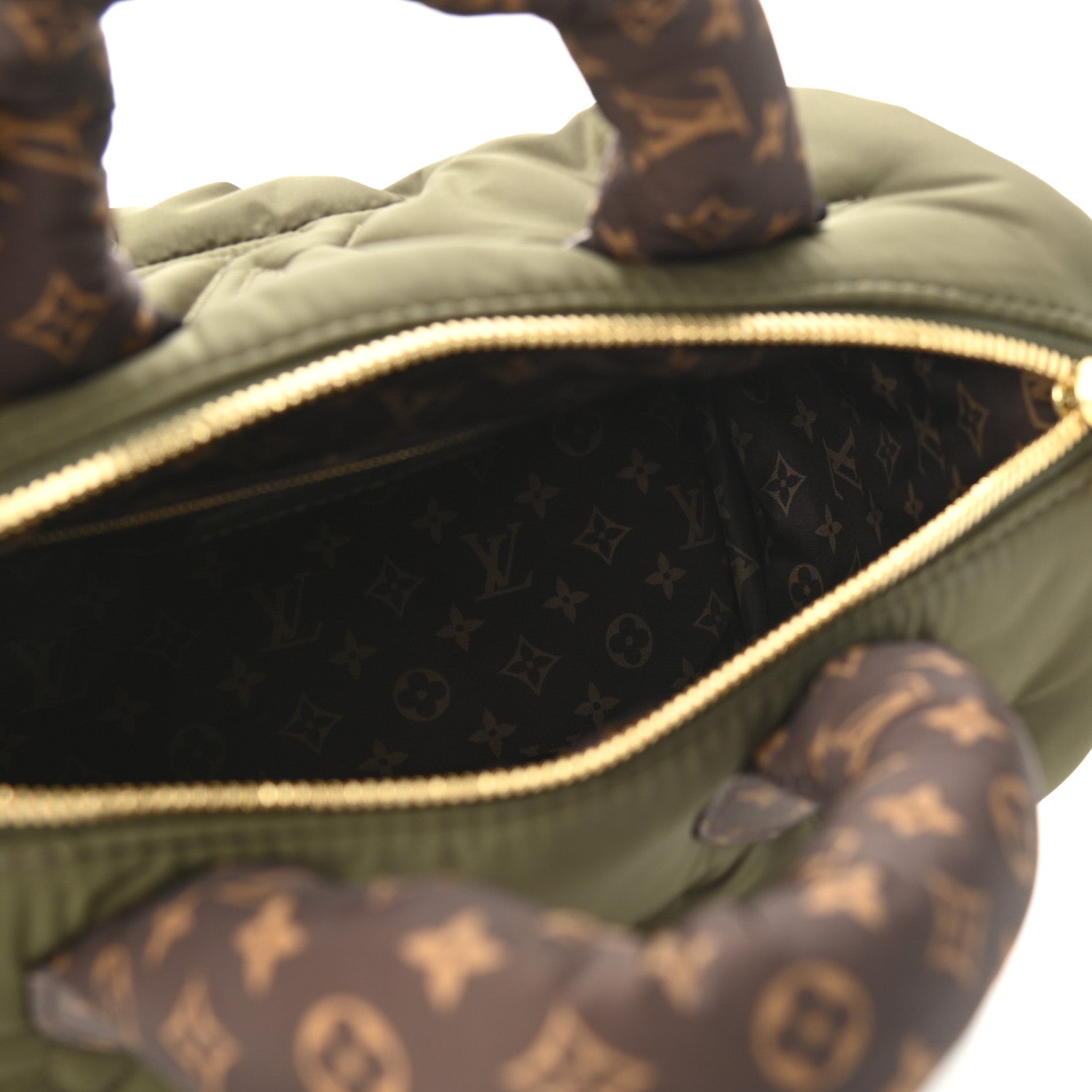 Louis Vuitton Econyl Mini Monogram Pillow Speedy Bandouliere 25 Khaki 5 of 8